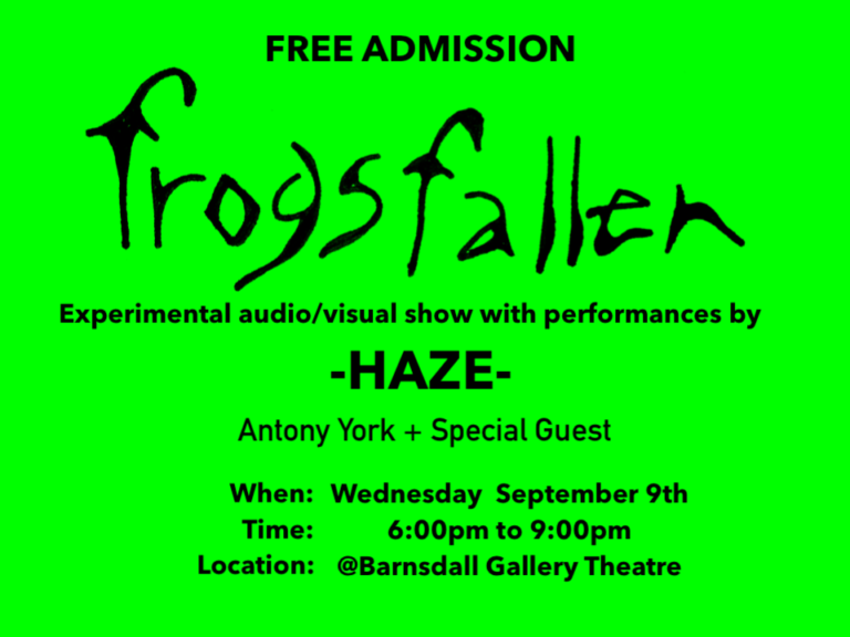 Live Audio/Visual Show @ Barnsdall Park 9/9/26